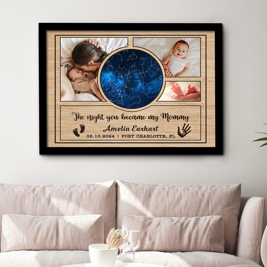 Mother’s Day Gifts For First Time Moms | Custom Star Map Gift