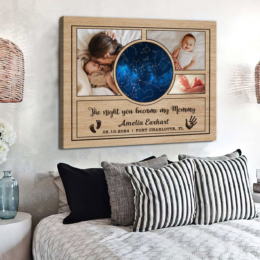 Mother’s Day Gifts For First Time Moms | Custom Star Map Gift