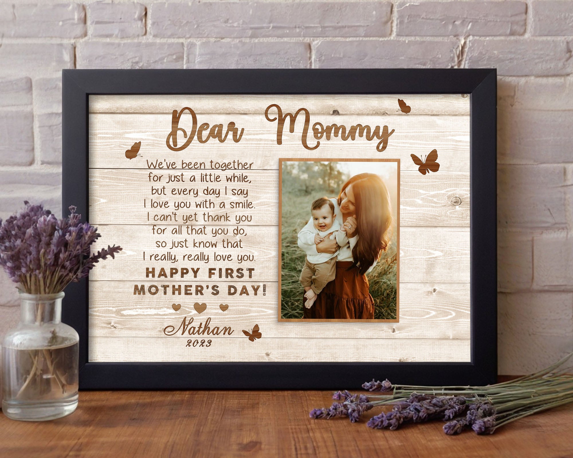Mother’s Day Gifts For New Moms | Dear Mommy Mothers Day Gift Canvas