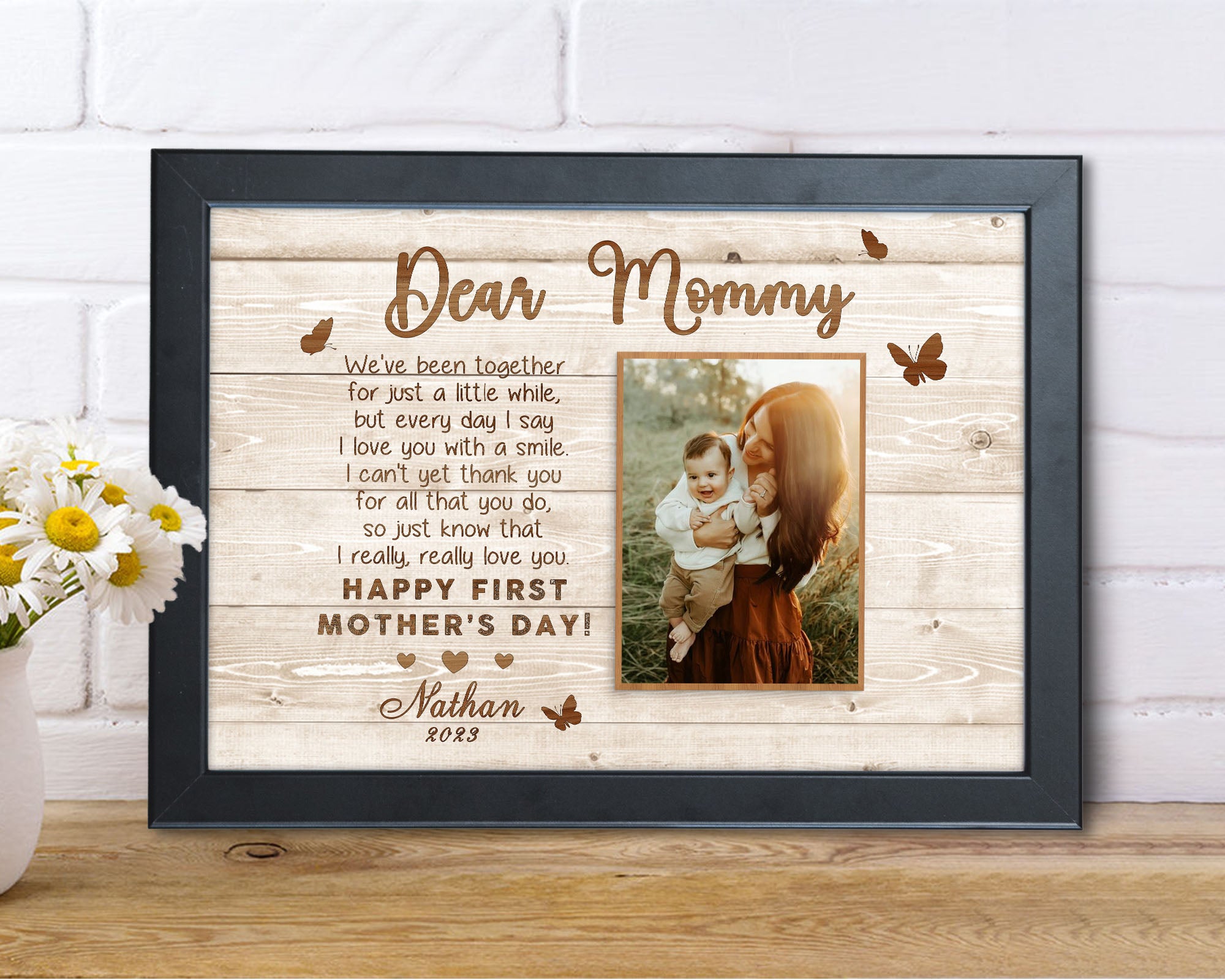 Mother’s Day Gifts For New Moms | Dear Mommy Mothers Day Gift Canvas