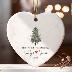 Our First Christmas Ornament | Personalized Wedding Gift