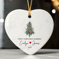 Our First Christmas Ornament | Personalized Wedding Gift