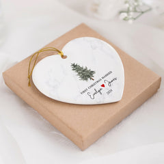 Our First Christmas Ornament | Personalized Wedding Gift