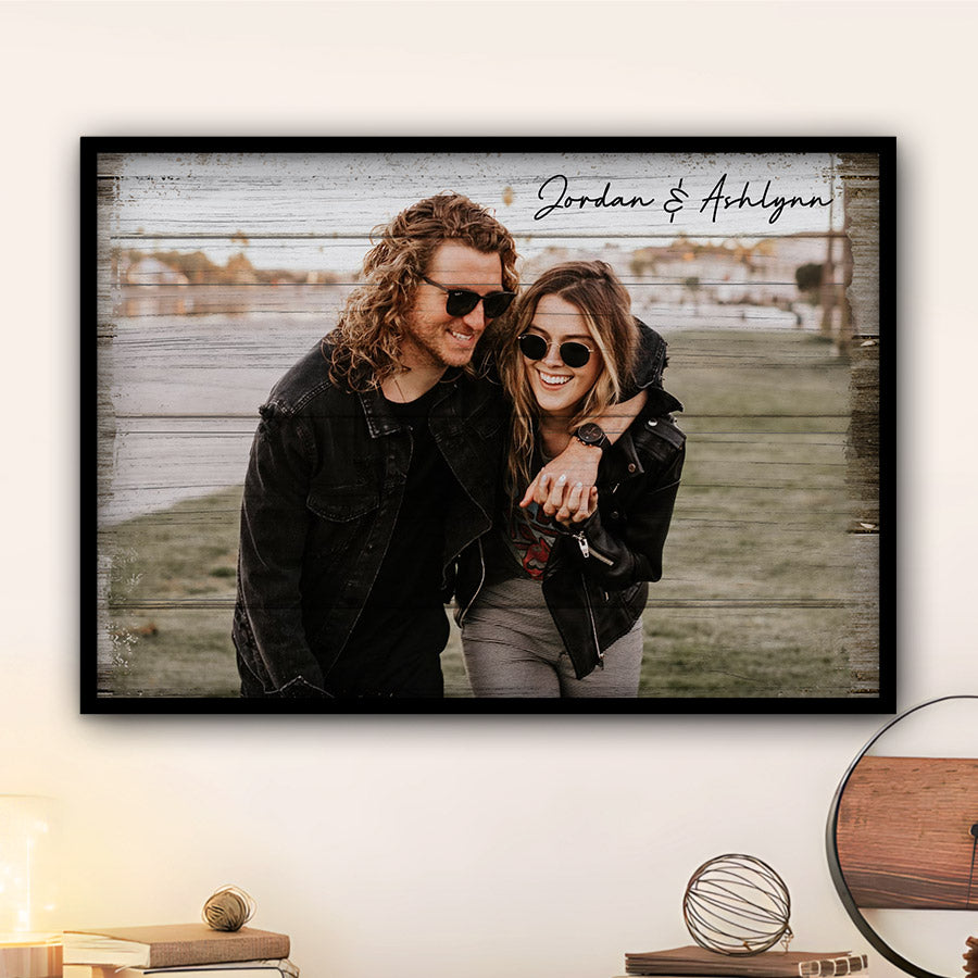 Personalised Boyfriend Valentines Gifts | Custom Canvas Photo Prints