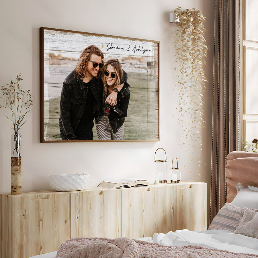 Personalised Boyfriend Valentines Gifts | Custom Canvas Photo Prints