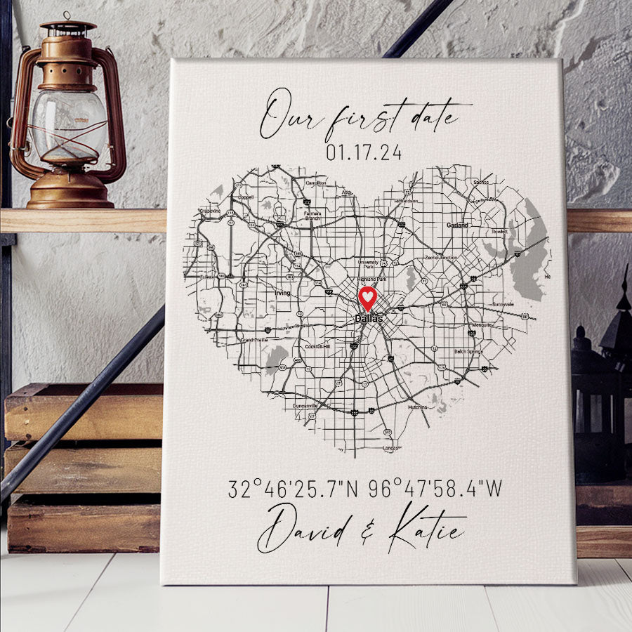 Personalised Gifts for Husband on Valentine’s Day | Custom Map Prints