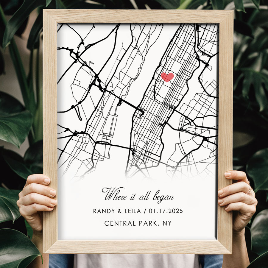 Personalised Gifts for Husband on Valentine’s Day | Map Valentine