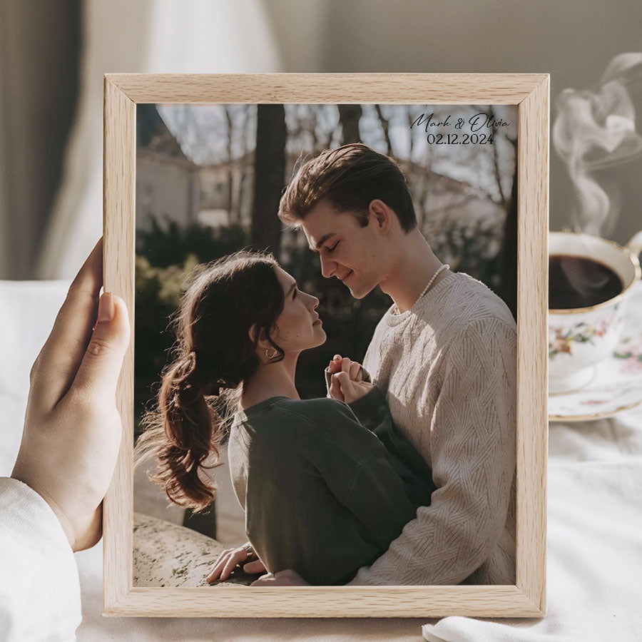 Personalised Gift for Husband on Valentine’s Day | Custom Canvas Print