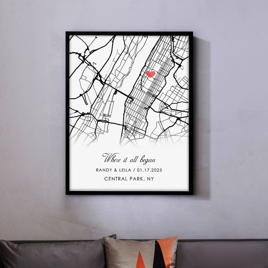 Personalised Gifts for Husband on Valentine’s Day | Map Valentine