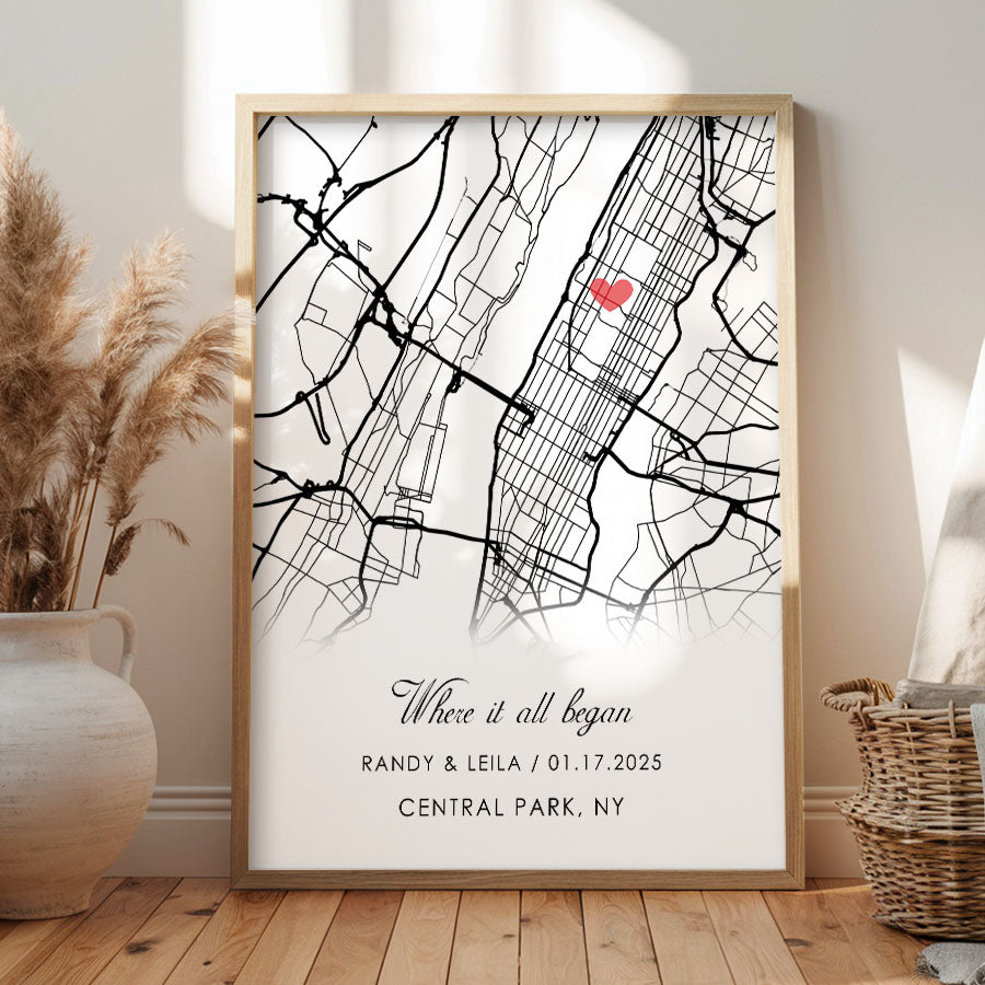 Personalised Gifts for Husband on Valentine’s Day | Map Valentine
