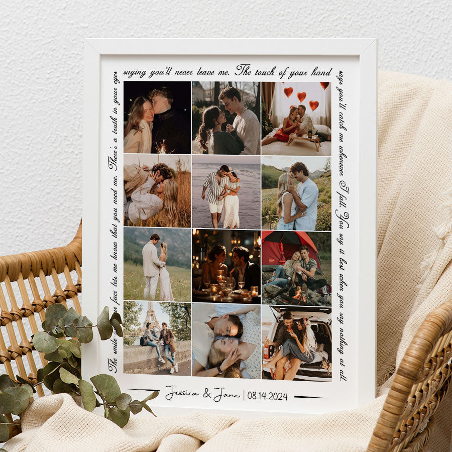 Personalised Gifts for Husband on Valentine Day | Custom Canvas Print