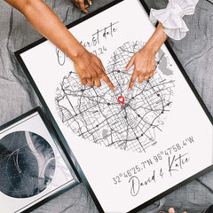 Personalised Gifts for Husband on Valentine’s Day | Custom Map Prints