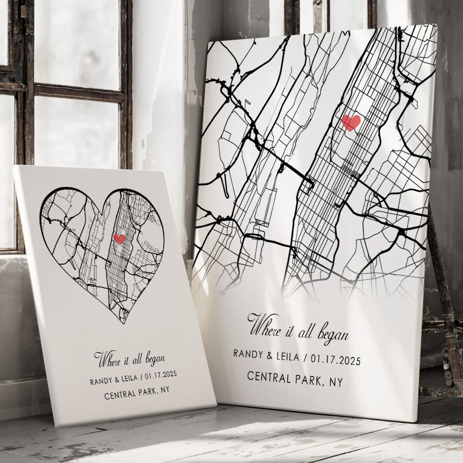 Personalised Gifts for Husband on Valentine’s Day | Map Valentine