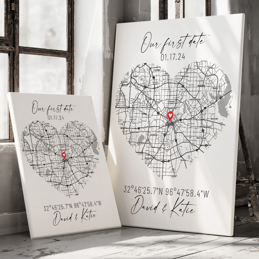 Personalised Gifts for Husband on Valentine’s Day | Custom Map Prints