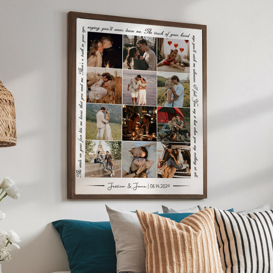 Personalised Gifts for Husband on Valentine Day | Custom Canvas Print