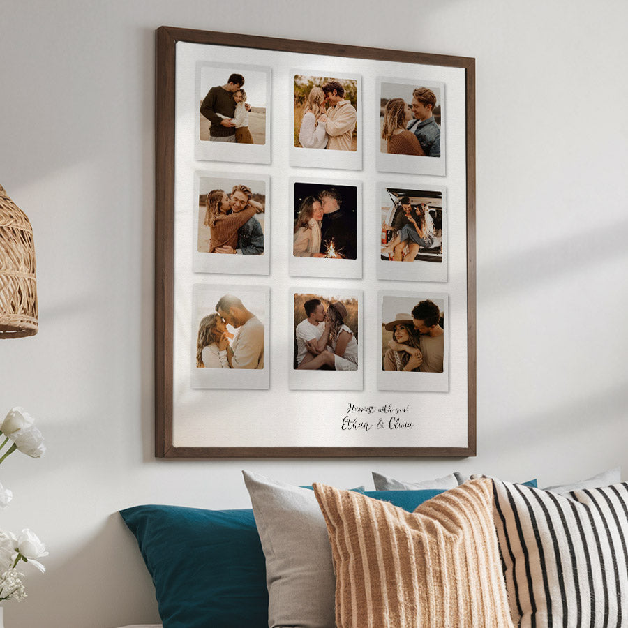Personalised Gift for Husband on Valentine Day | Custom Canvas Print