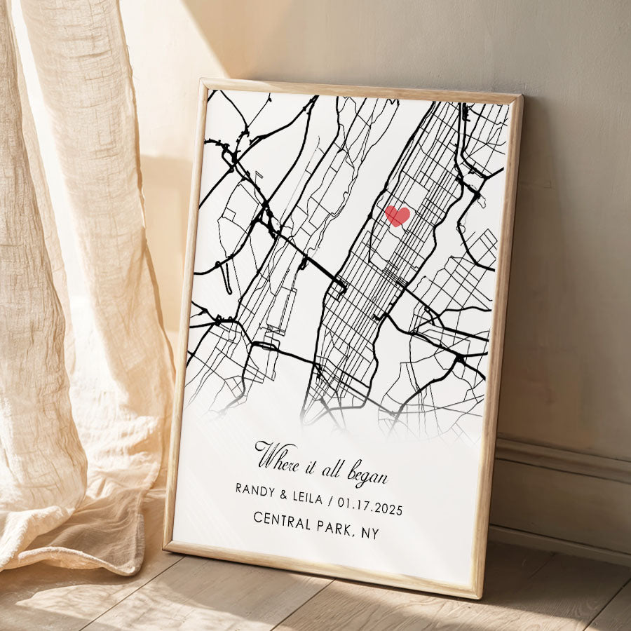 Personalised Gifts for Husband on Valentine’s Day | Map Valentine