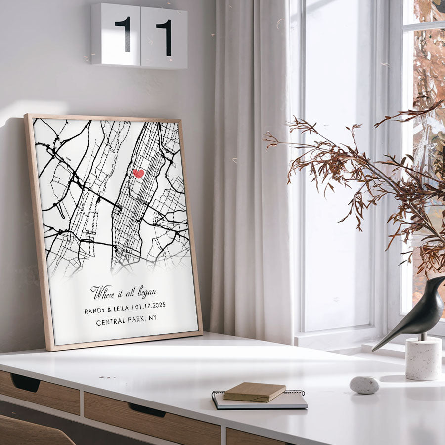 Personalised Gifts for Husband on Valentine’s Day | Map Valentine