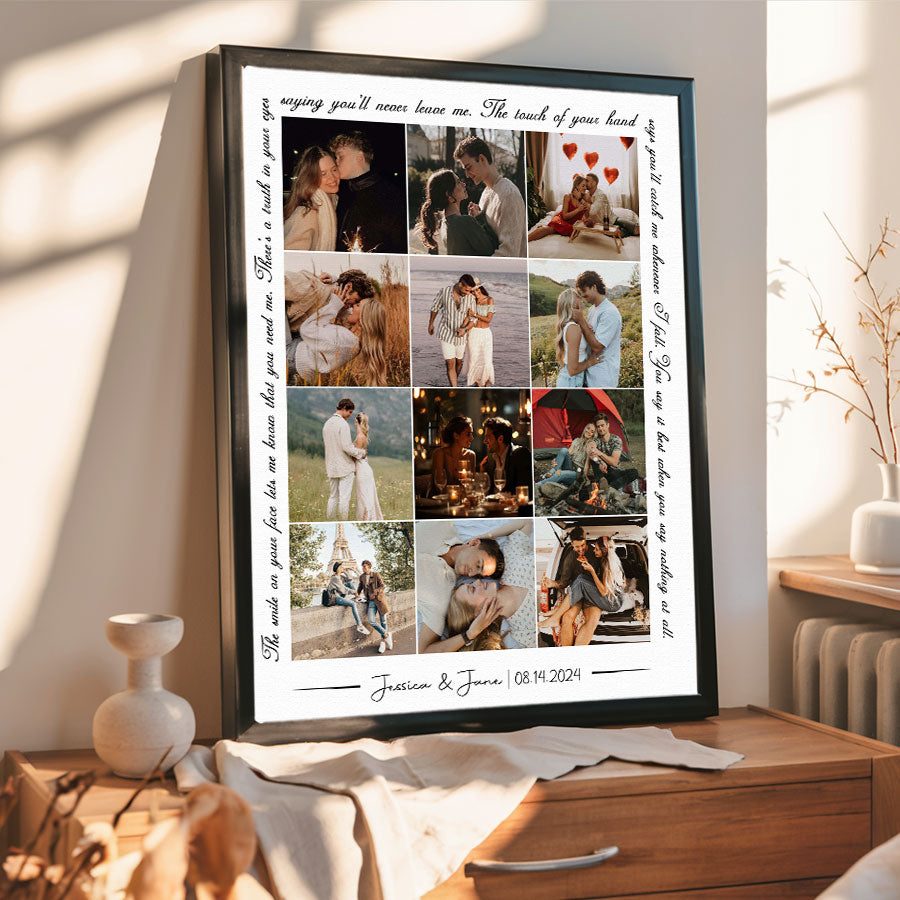 Personalised Gifts for Husband on Valentine Day | Custom Canvas Print