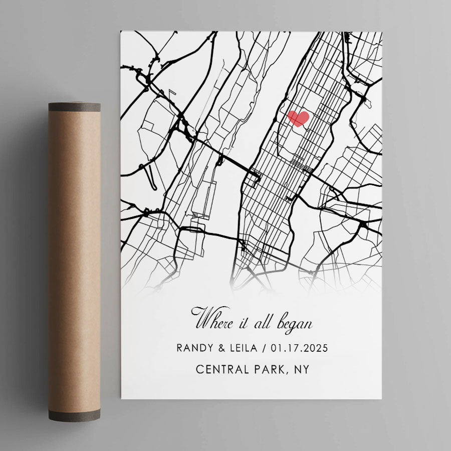 Personalised Gifts for Husband on Valentine’s Day | Map Valentine