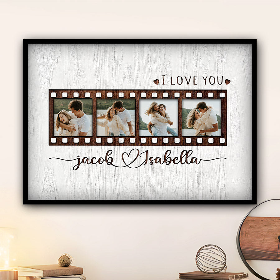 Personalised Mens Valentines Gifts | Custom Canvas Prints