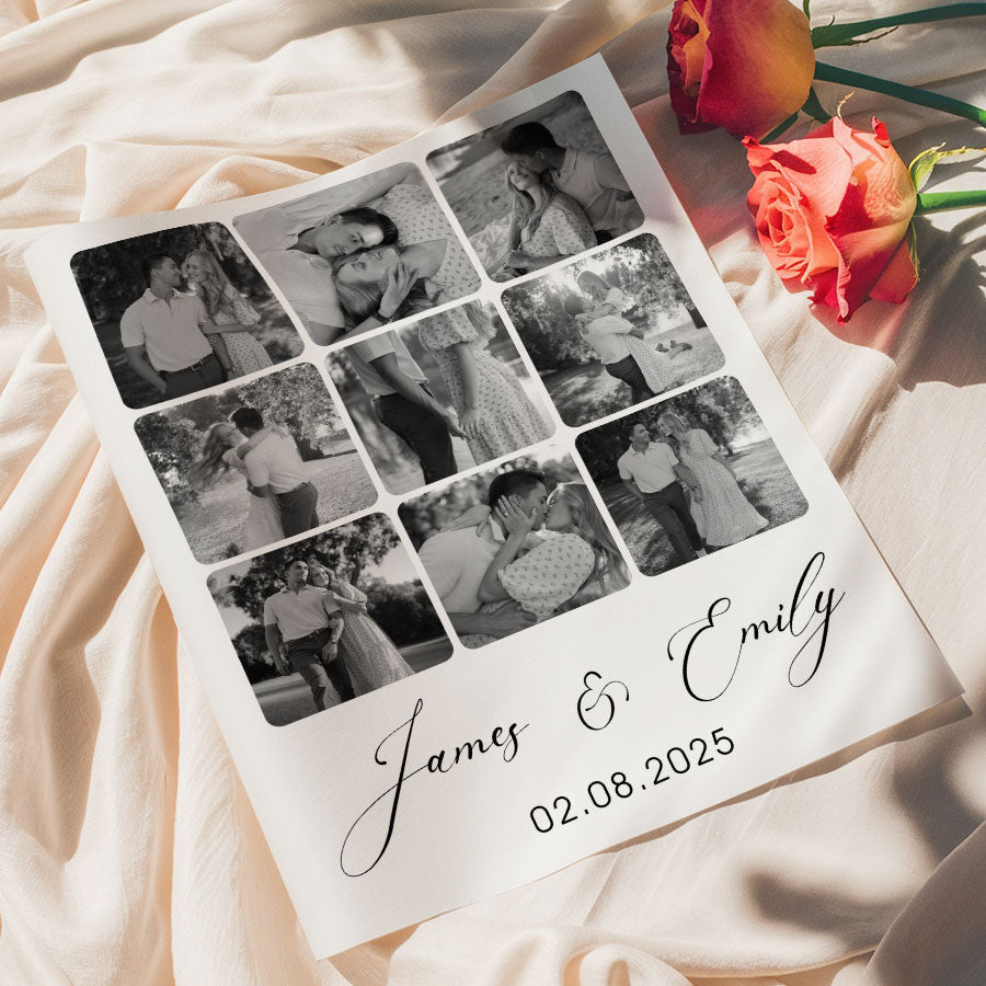 Personalised Valentine Gifts for Husband | Valentine Canvas Art Print