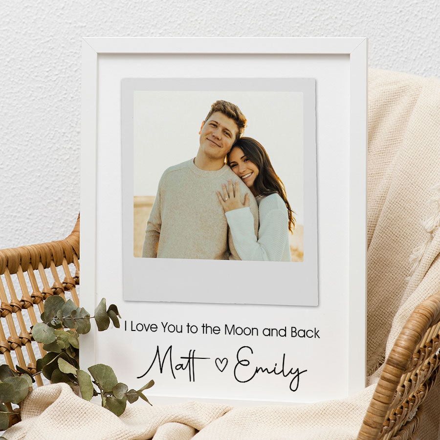 Personalised Valentine Gifts for Husband | Custom Canvas Wall Art
