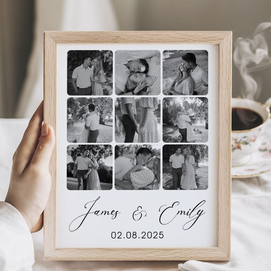 Personalised Valentine Gifts for Husband | Valentine Canvas Art Print