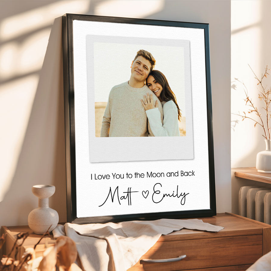 Personalised Valentine Gifts for Husband | Custom Canvas Wall Art