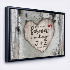 Personalised Valentines Gift For Boyfriend | Canvas custom