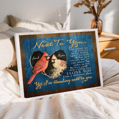 Personalised Valentines Gift For Boyfriend | Valentine Canvas Art