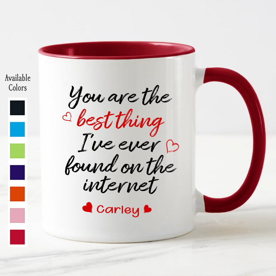Personalised Valentines Gifts for Boyfriend | Valentine Mug