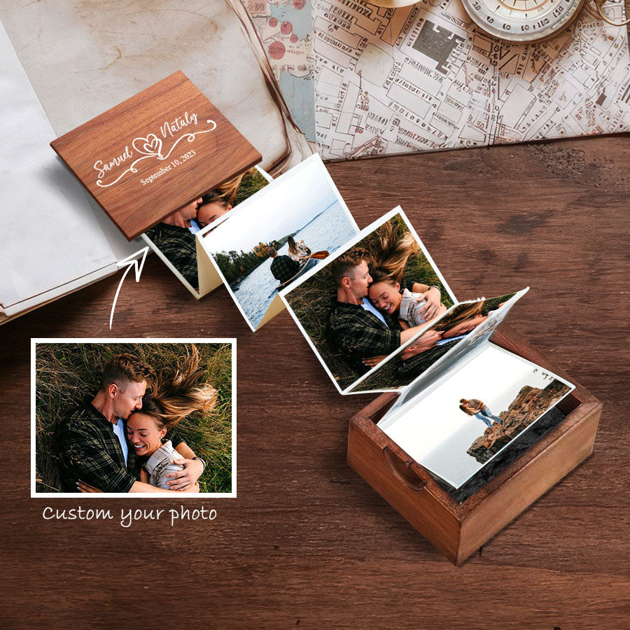 Personalised Valentines Gifts for Him | Photo Box Gift