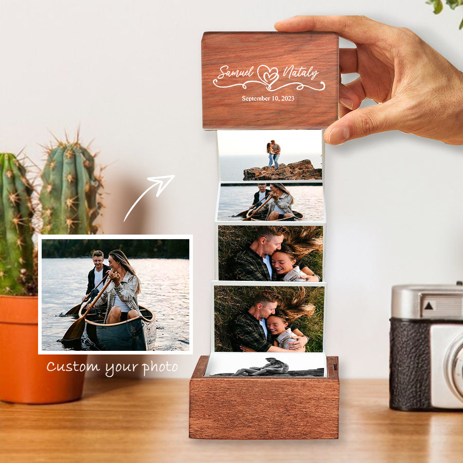 Personalised Valentines Gifts for Him | Photo Box Gift
