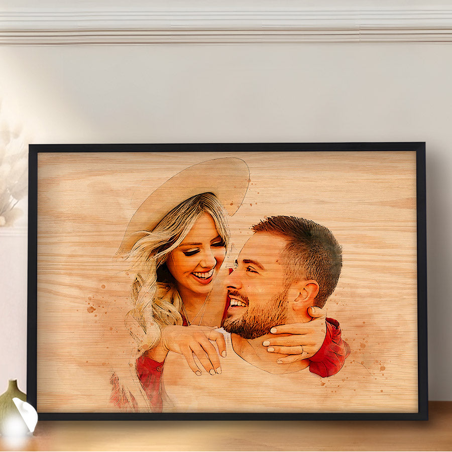 Personalised Valentines Gifts for Him | Custom Poster