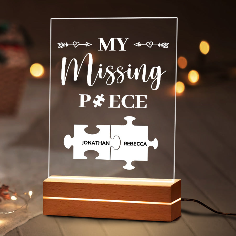 Personalised Valentines Gifts for Men | Custom Night Light