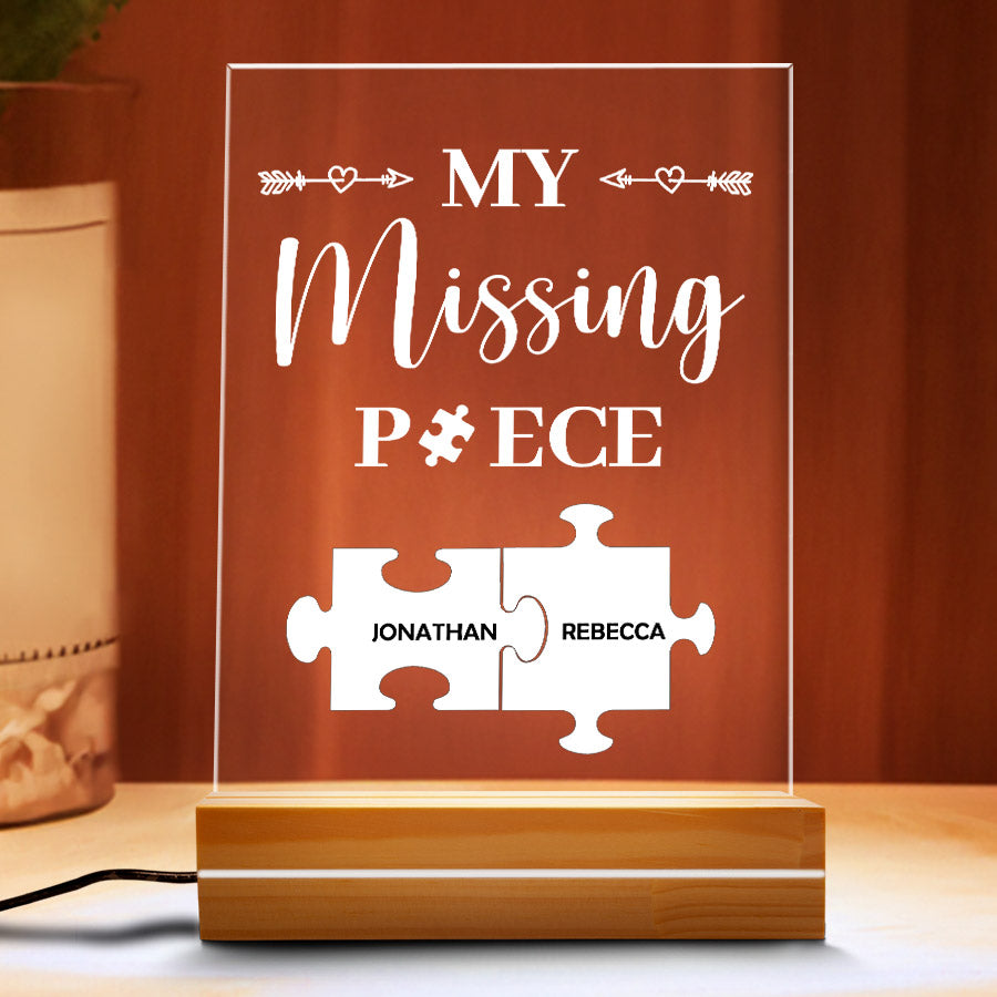 Personalised Valentines Gifts for Men | Custom Night Light