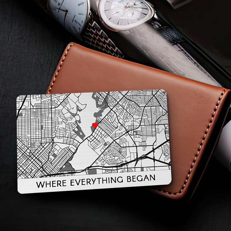 Personalised Valentines Gifts for Men | Valentines Personalised Gifts | Personalized Wallet Card