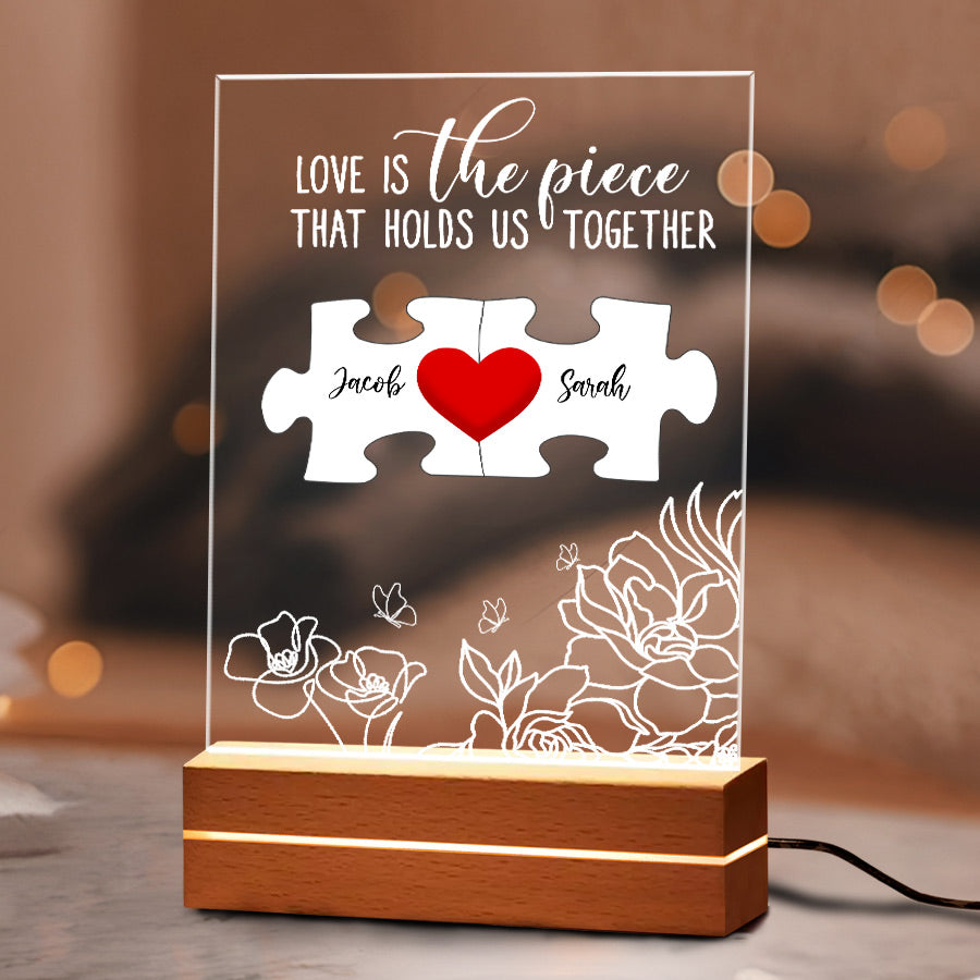 Personalized Gifts for Men Valentines Day | Custom Night Light