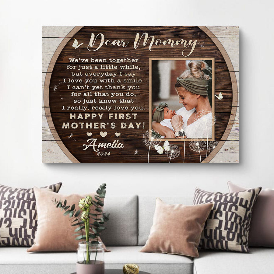Personalized Gifts For New Mom | Canvas Mother’s Day Gifts For New Mom