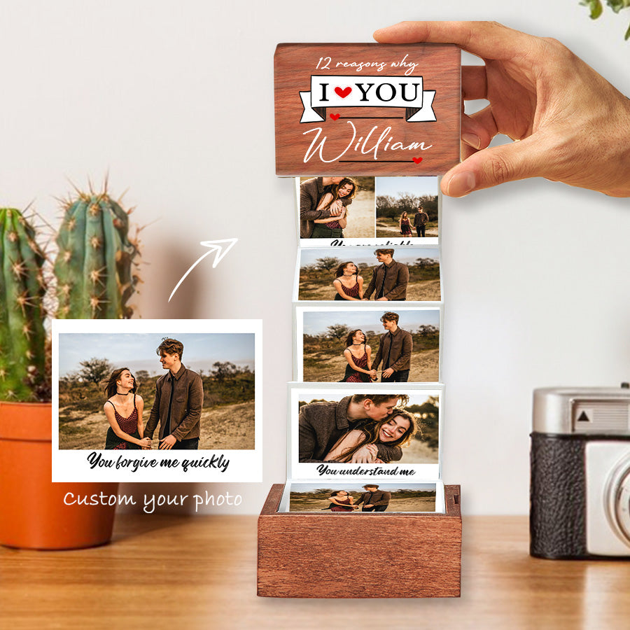 Personalized Mens Valentines Day Gifts | Photo Box Gift