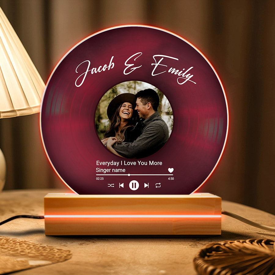 Personalized Mens Valentines Gifts | Custom Vinyl Plaque