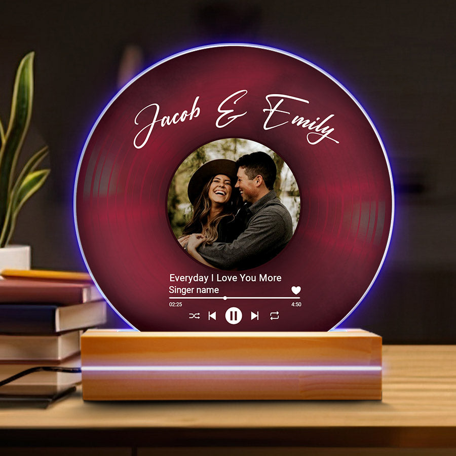 Personalized Mens Valentines Gifts | Custom Vinyl Plaque