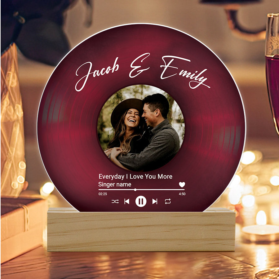 Personalized Mens Valentines Gifts | Custom Vinyl Plaque