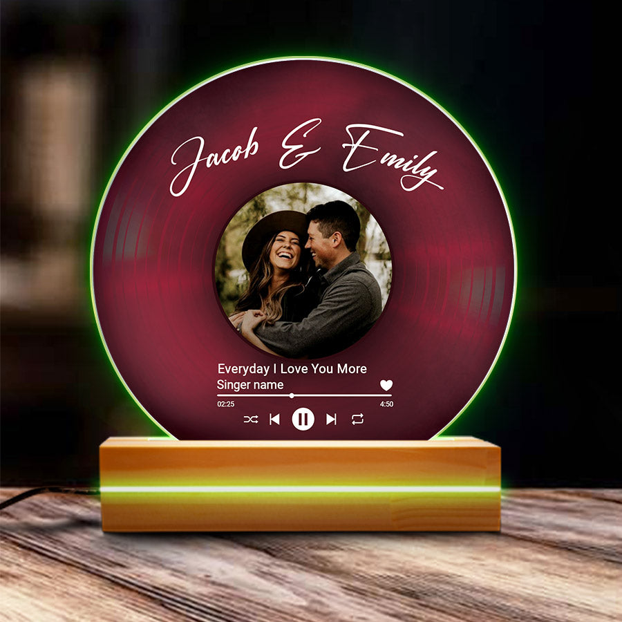 Personalized Mens Valentines Gifts | Custom Vinyl Plaque