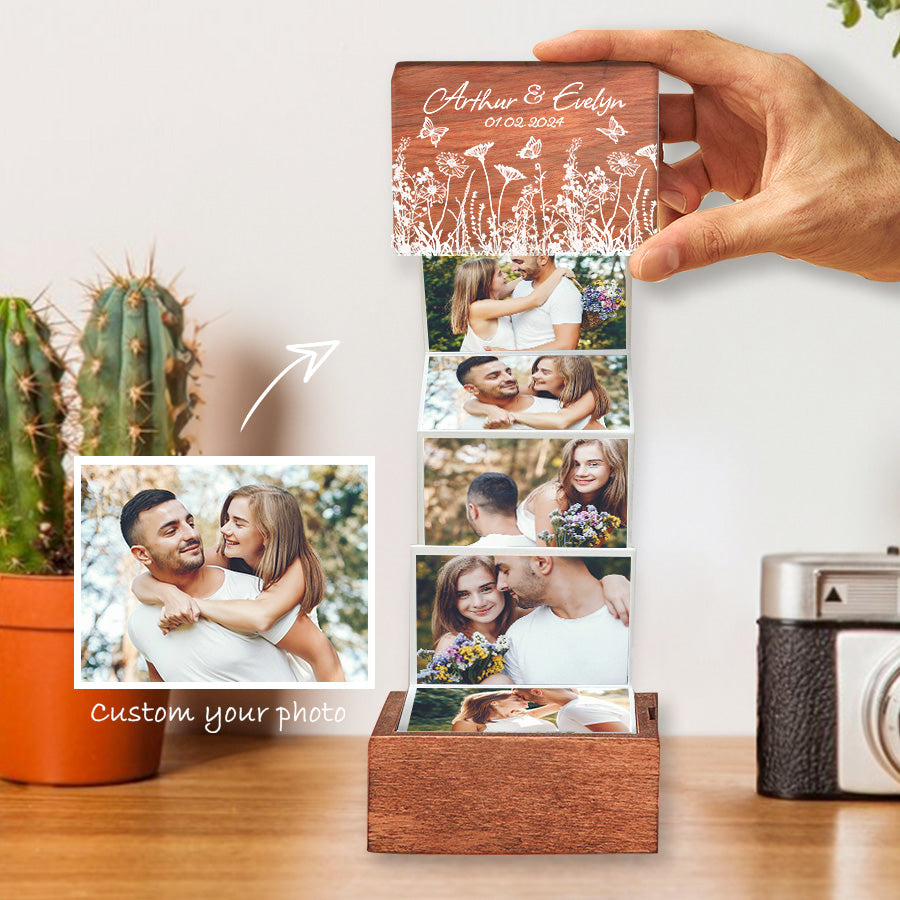 Personalized Mens Valentines Gifts | Photo Box Gift