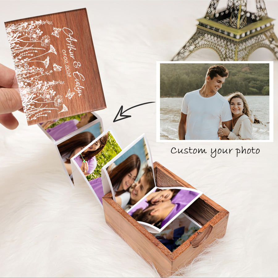 Personalized Mens Valentines Gifts | Photo Box Gift