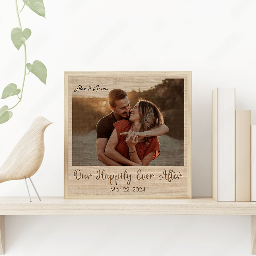 Personalized Valentine Gift for Him | Custom Canvas Poster