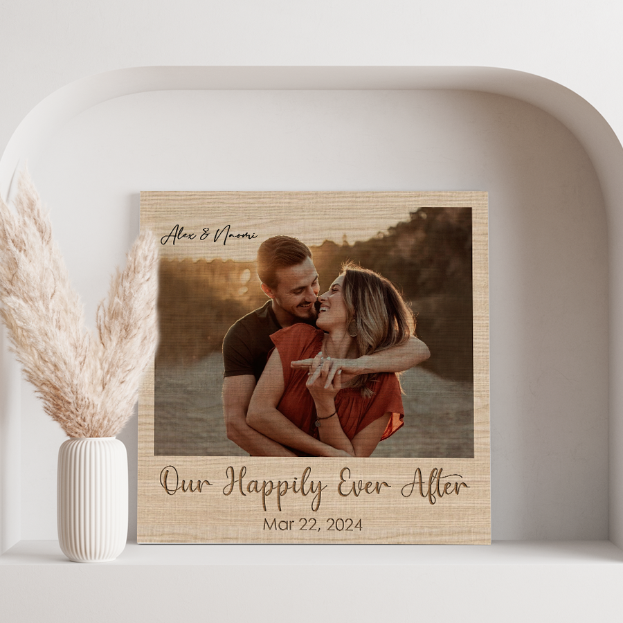 Personalized Valentine Gift for Him | Custom Canvas Poster