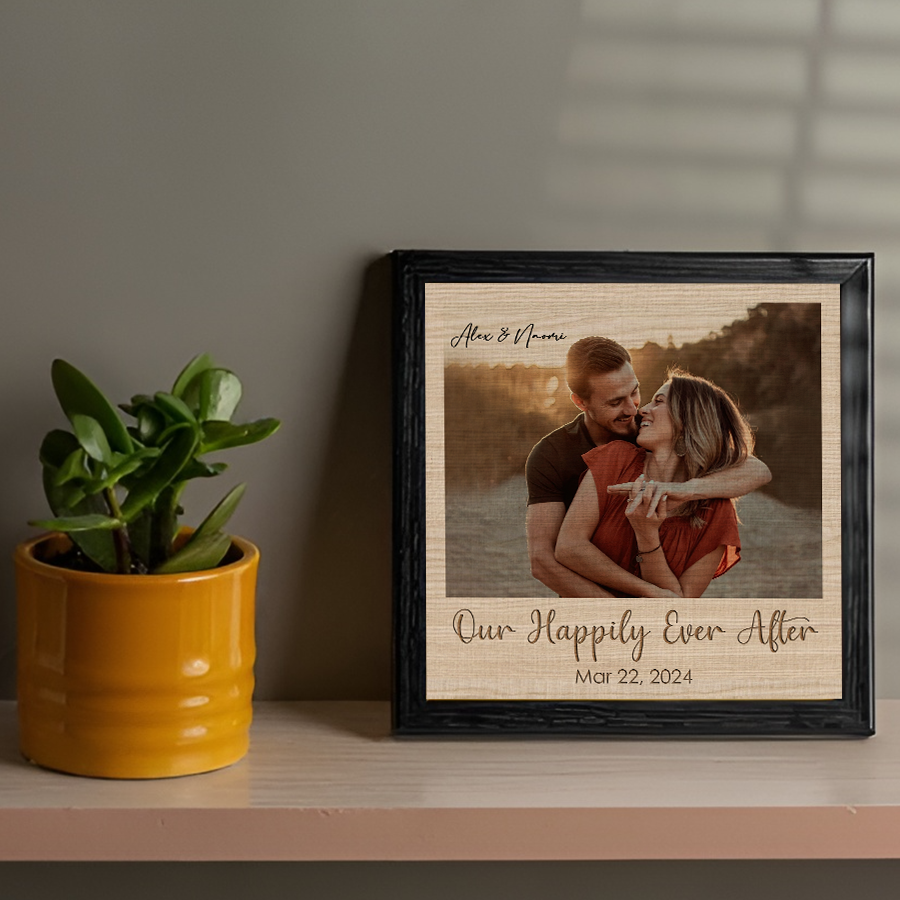 Personalized Valentine Gift for Him | Custom Canvas Poster